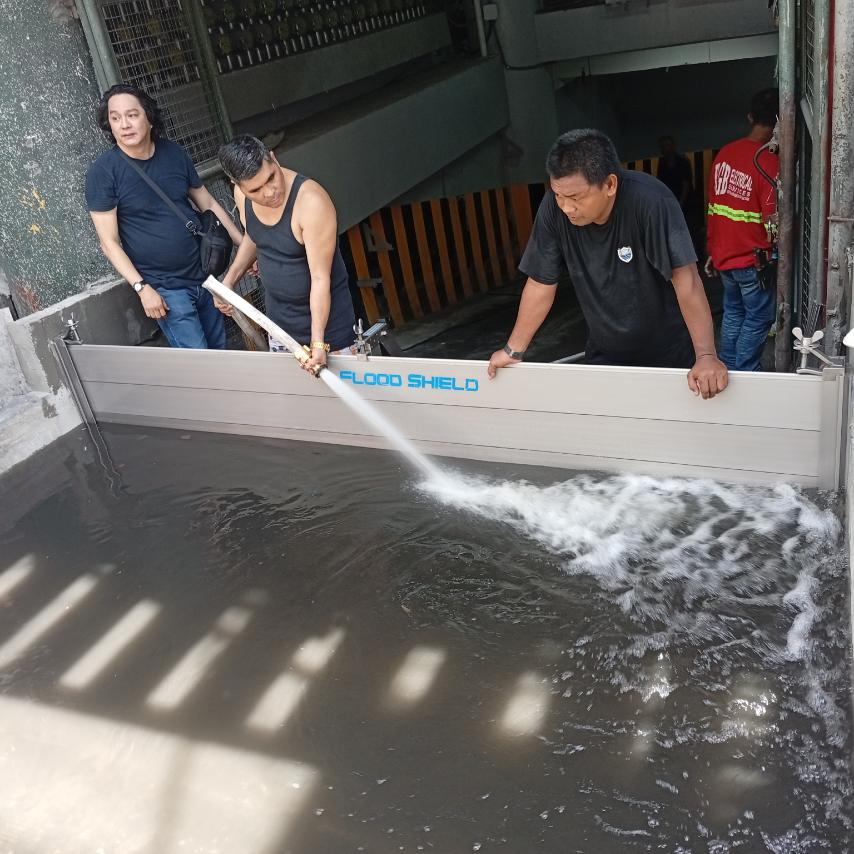 Residential Basement Parking Manila Flood Barrier Protection