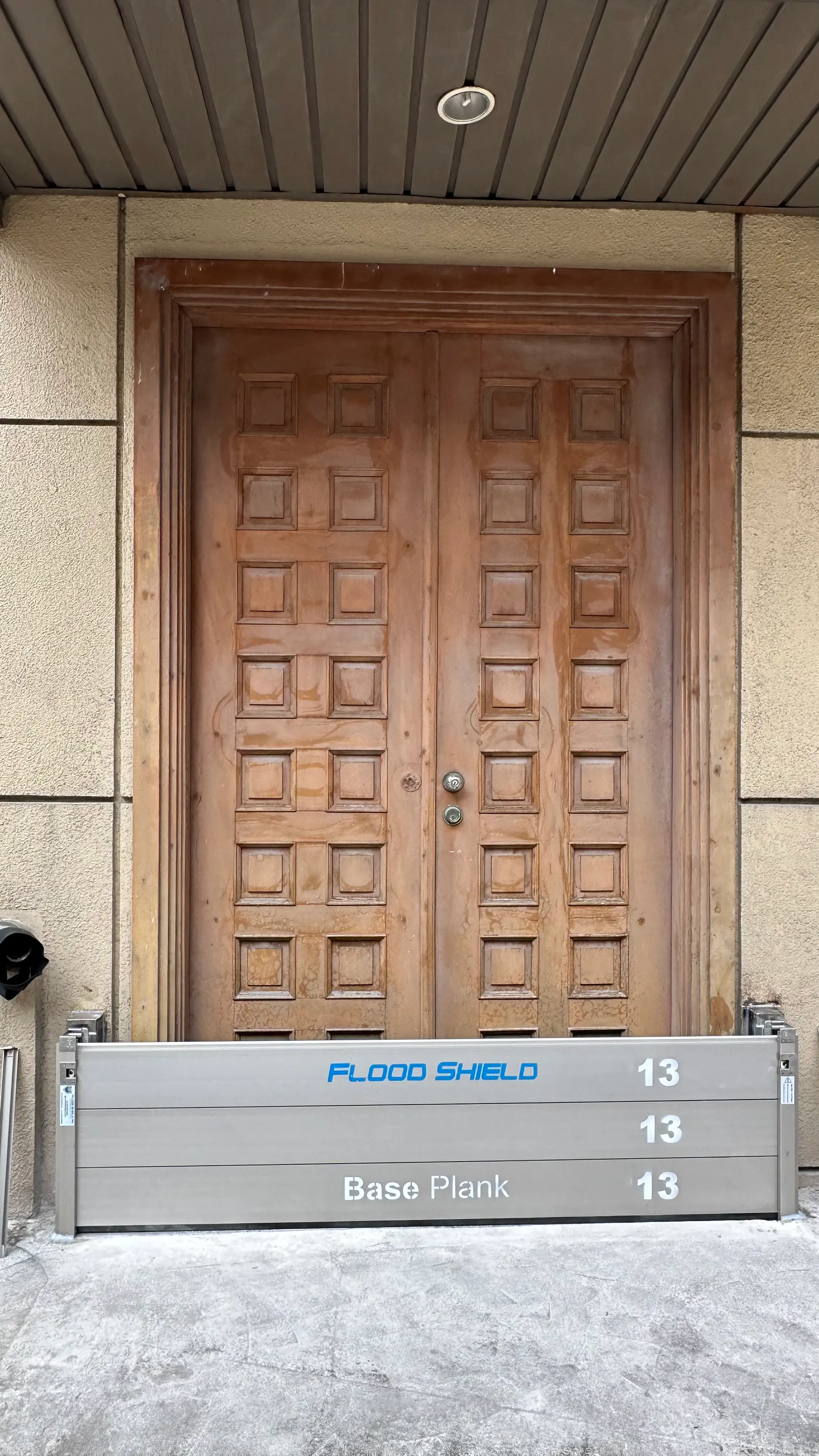 Commercial Church Manila Flood Barrier Protection
